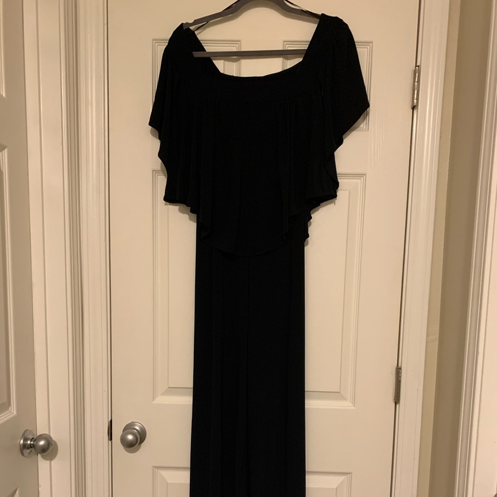 EMMA and MICHELLE Navy Blue Jumpsuit with Belt